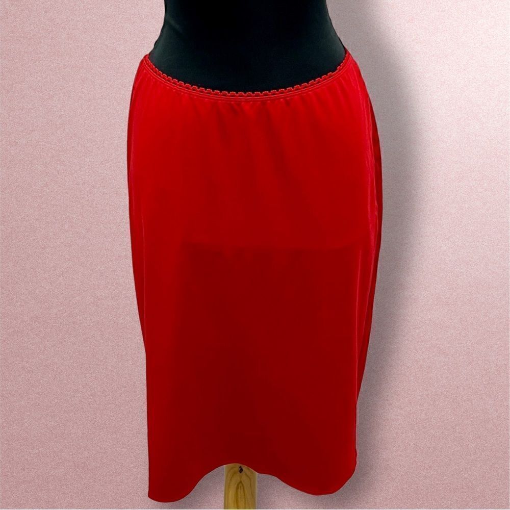 Nwotpin Up Girl! Clothing Red Pencil Skirt Vintage Deadstock See Measurements